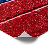 Poster Drapeau de la Colombie (Coin)