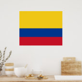 Poster Drapeau de la Colombie (Cuisine)