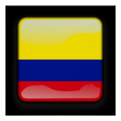Poster Drapeau de la Colombie (Devant)