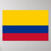Poster Drapeau de la Colombie (Devant)