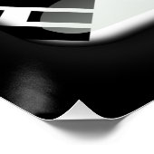 Poster Drapeau de la Corée du Sud (Coin)