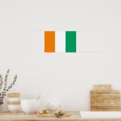 Poster Drapeau de la Côte d'Ivoire (Cuisine)