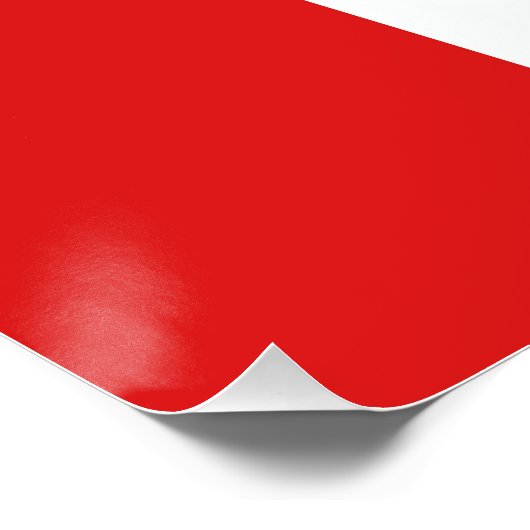 Poster Drapeau de la Fédération de Bosnie (Coin)