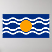 Poster Drapeau de la Fédération des Antilles (Devant)