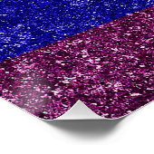 Poster drapeau de la fierté arc-en-ciel (Coin)