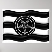 Poster Drapeau de la fierté Baphomet (Devant)