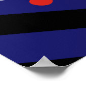 Poster Drapeau de la fierté de jeu de chiot (Coin)