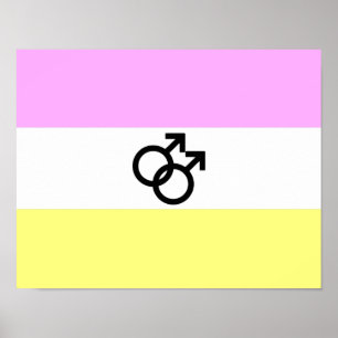 Poster Drapeau de la fierté de Twink
