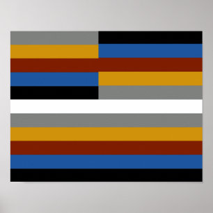 Poster Drapeau de la fierté des freaks