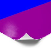 Poster Drapeau de la fierté gay (Coin)