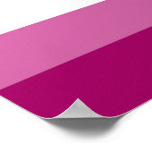 Poster Drapeau de la fierté lesbienne (5 bandes) (Coin)