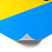 Poster Drapeau de la fierté Pansexual (Coin)