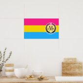 Poster Drapeau de la fierté transexuelle (Cuisine)