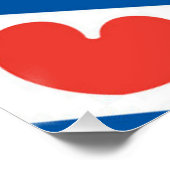 Poster Drapeau de la Frise (Coin)