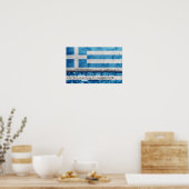Poster Drapeau de la Grèce (Cuisine)