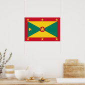 Poster Drapeau de la Grenade (Cuisine)