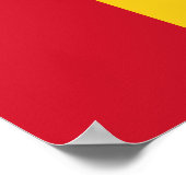 Poster Drapeau de la Guinée (Coin)