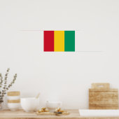 Poster Drapeau de la Guinée (Cuisine)