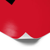 Poster Drapeau de la Guinée Bissau (Coin)