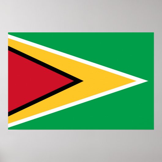 Poster Drapeau de la Guyane (Devant)