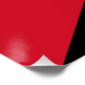 Poster Drapeau de la Guyane (Coin)