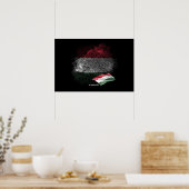 Poster Drapeau de la Hongrie (Cuisine)