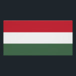 Poster Drapeau de la Hongrie<br><div class="desc">Drapeau patriotique de la Hongrie.</div>