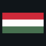 Poster Drapeau de la Hongrie<br><div class="desc">Drapeau patriotique de la Hongrie.</div>