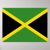 Poster Drapeau de la Jamaïque (Devant)