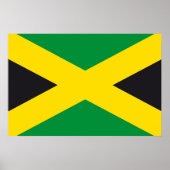 Poster drapeau de la Jamaïque (Devant)
