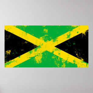 Poster Drapeau de la Jamaïque