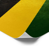 Poster Drapeau de la Jamaïque (Coin)