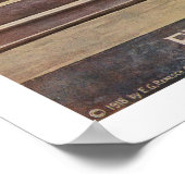 Poster Drapeau de la liberté (Coin)