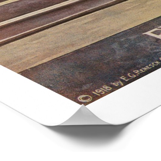 Poster Drapeau de la liberté (Coin)