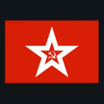 Poster Drapeau de la marine soviétique<br><div class="desc">Revivez la guerre froide avec cette affiche du drapeau de la marine soviétique.</div>