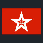 Poster Drapeau de la marine soviétique<br><div class="desc">Revivez la guerre froide avec cette affiche du drapeau de la marine soviétique.</div>