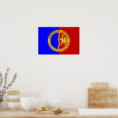 Poster Drapeau de la nation Comanche (Cuisine)