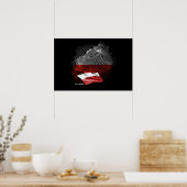 Poster Drapeau de la Pologne (Cuisine)