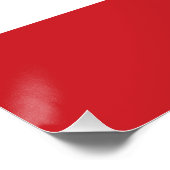 Poster Drapeau de la Polynésie française (Coin)