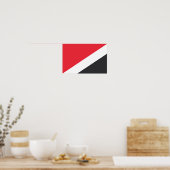 Poster Drapeau de la Principauté de Sealand (Cuisine)
