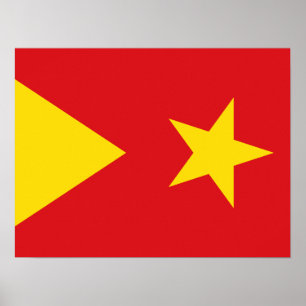 Poster Drapeau de la région de Tigray