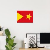 Poster Drapeau de la région de Tigray (Bureau à domicile)