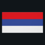 Poster Drapeau de la Republika Srpska<br><div class="desc">Drapeau patriotique de la Republika Srpska</div>
