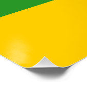 Poster Drapeau de la République centrafricaine (Coin)