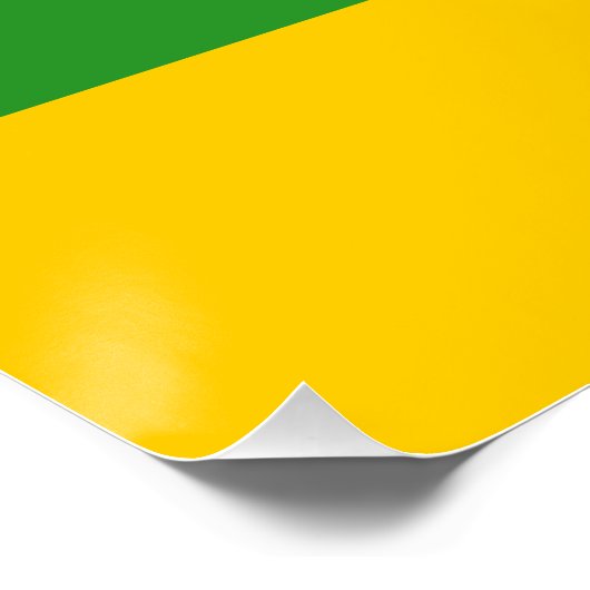 Poster Drapeau de la République centrafricaine (Coin)