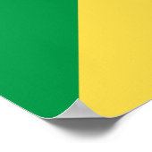 Poster Drapeau de la République du Congo (Coin)
