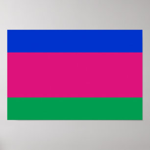 Poster Drapeau de la République populaire du Kuban