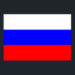 Poster Drapeau de la Russie<br><div class="desc">Russie Drapeau ; Russe ; "j'aime la russie" ; Р о с с и я ; ф</div>