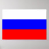 Poster Drapeau de la Russie (Devant)