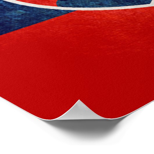 Poster Drapeau de la Slovaquie (Coin)